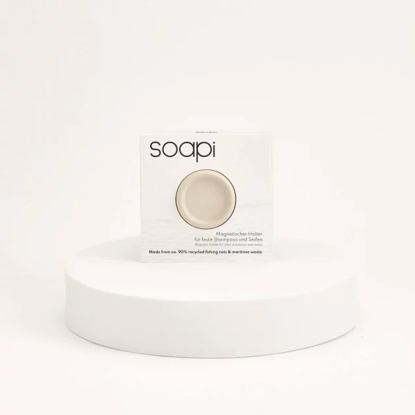 porte savon blanc