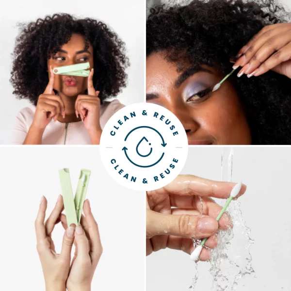 lastswab beauty coton tige démaquillant lavable