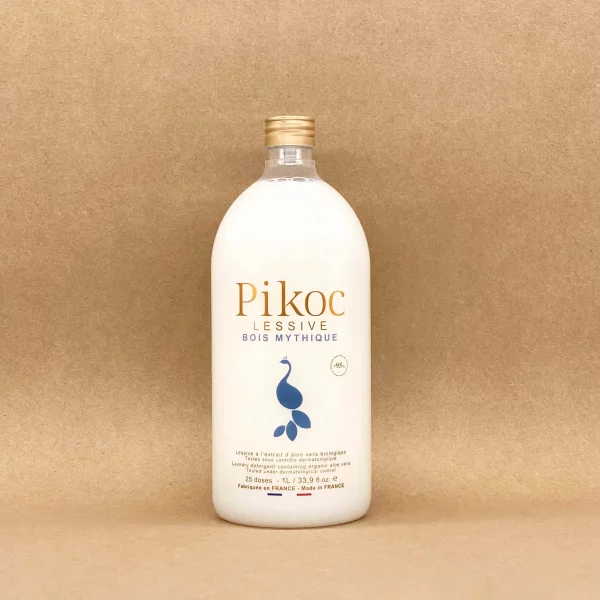 lessive naturelle au bois mythique par Pikoc. format 1L