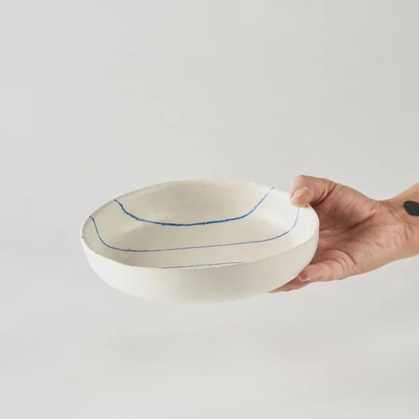 assiette creuse lignes