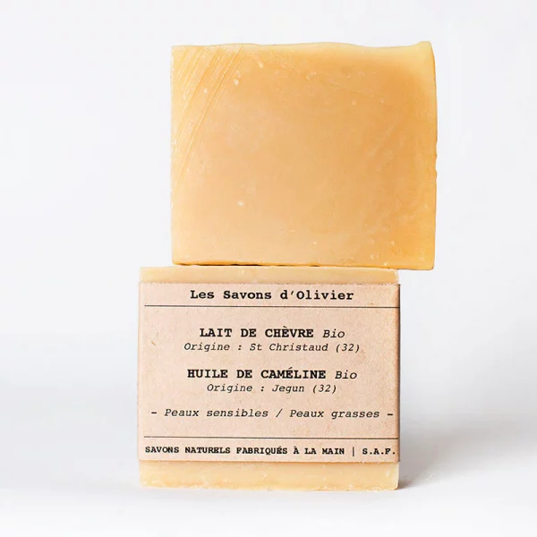 Savon N° 38 : Lait de Chèvre - Huile de Caméline | Sans Huiles Essentielles