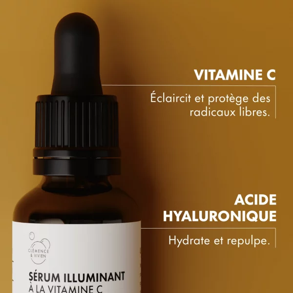 sérum illuminant à la vitamine C bio Clémence & Vivien
