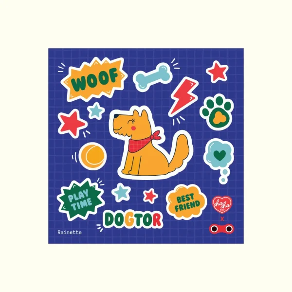 Sticker réfléchissant Chien par Rainette