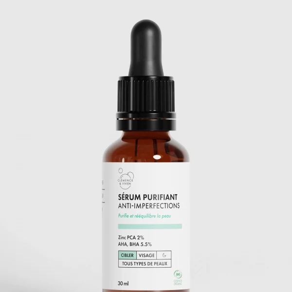 sérum anti imperfections bio Clémence & Vivien