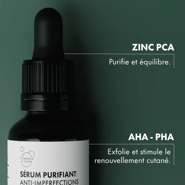 sérum anti imperfections bio Clémence & Vivien
