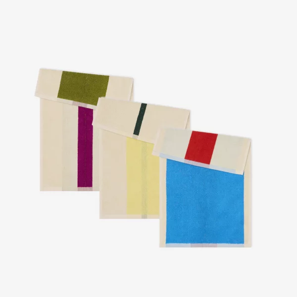 serviettes 30*50 en coton bio multicolores par Suite702