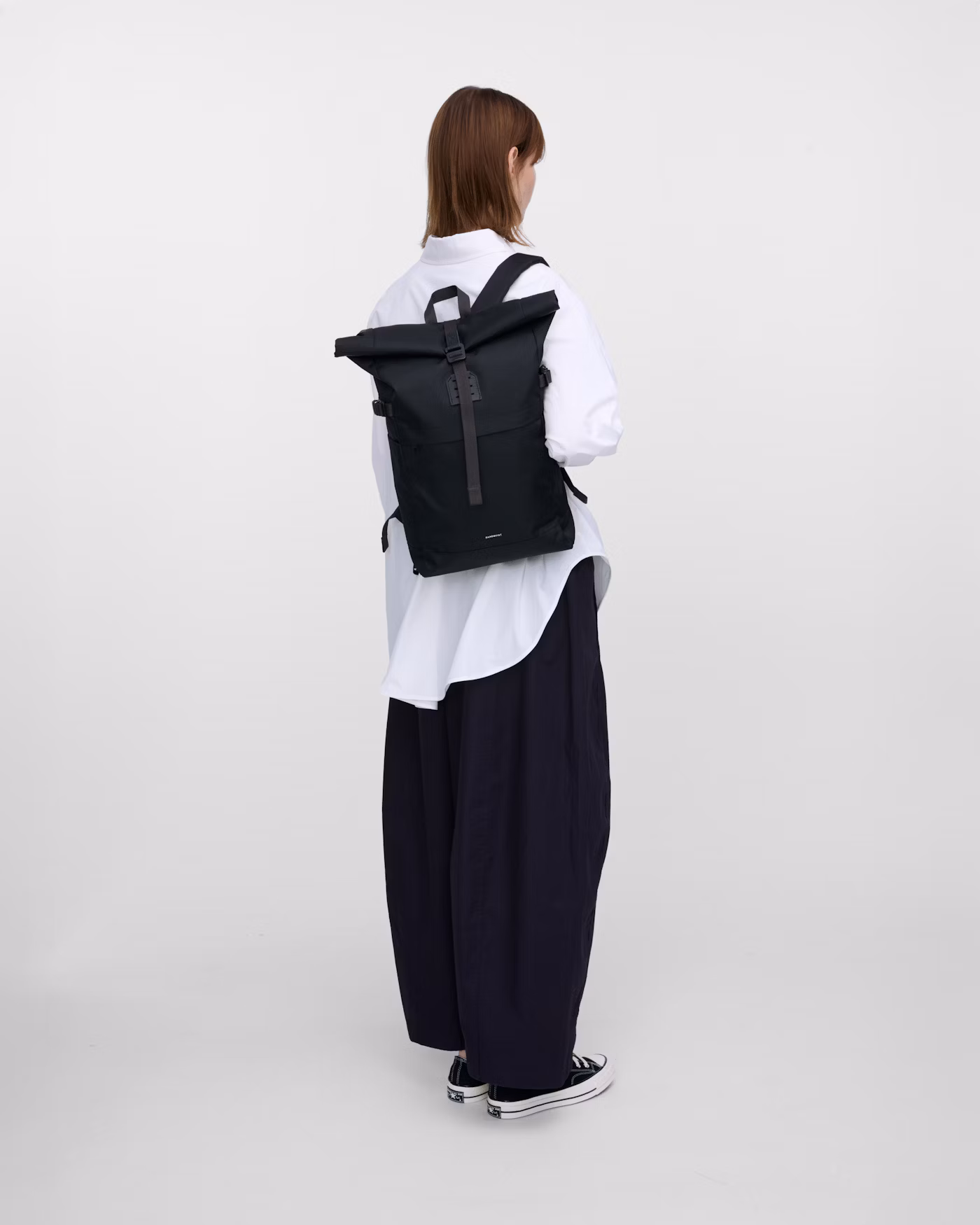sac à dos en matière recyclée Icon M Sandqvist en noir