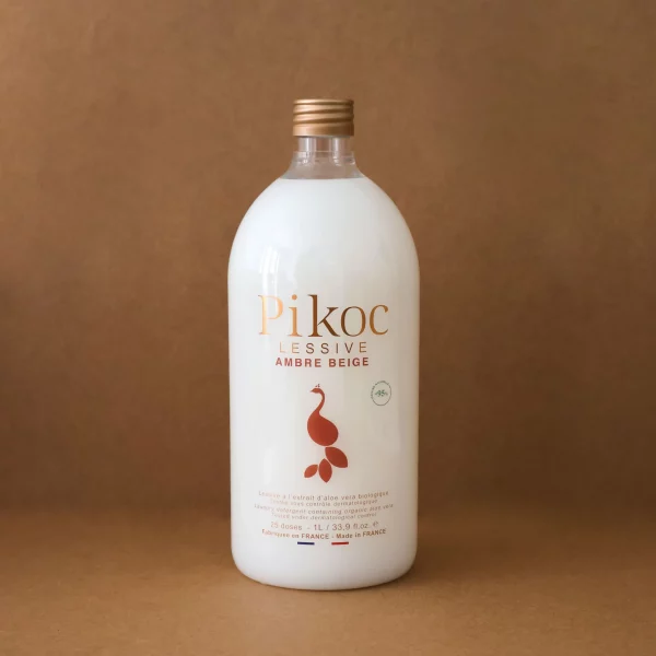 lessive ambre beige Pikoc