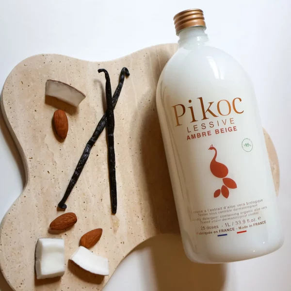 lessive ambre beige Pikoc