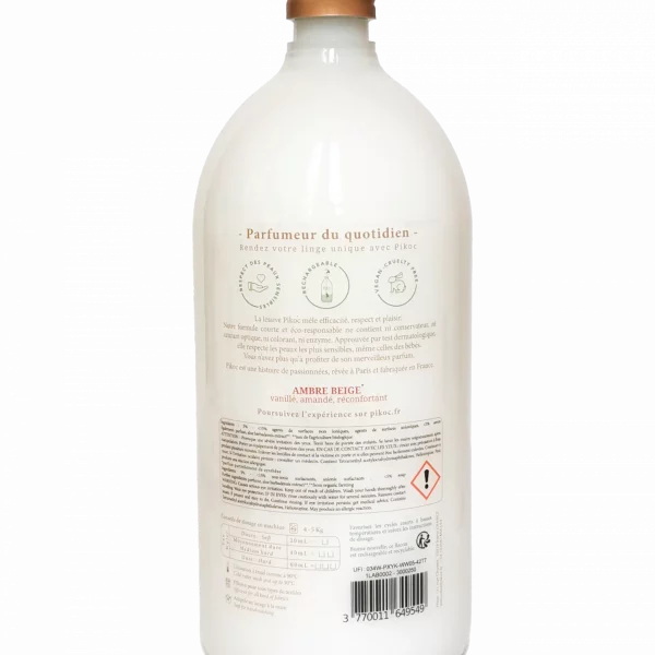 lessive ambre beige Pikoc
