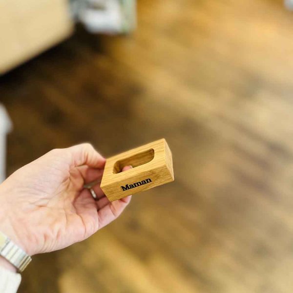 rond de serviette bois personnalisé