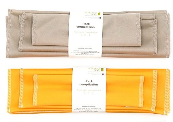 sacs congelation lavables