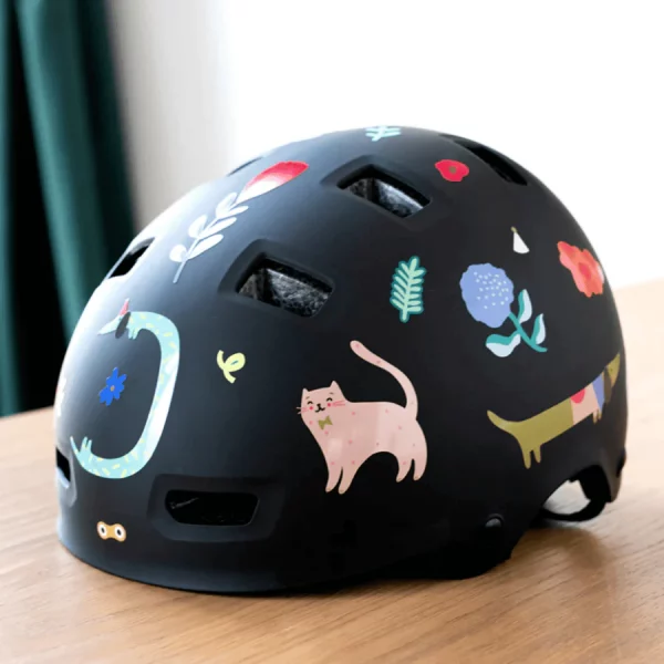 casque stickers réfléchissant rainette