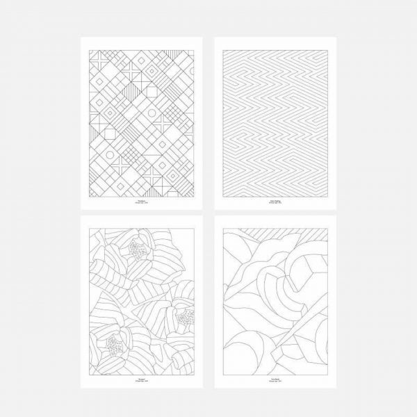 cahier de coloriage papier tigre