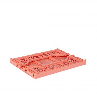 caisse de rangement moyenne saumon