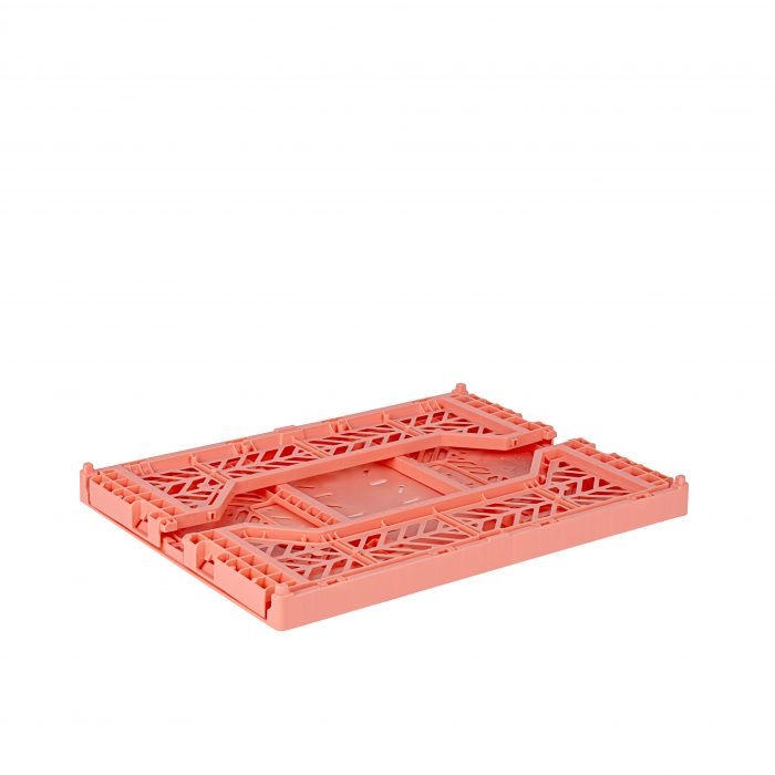 caisse de rangement moyenne saumon