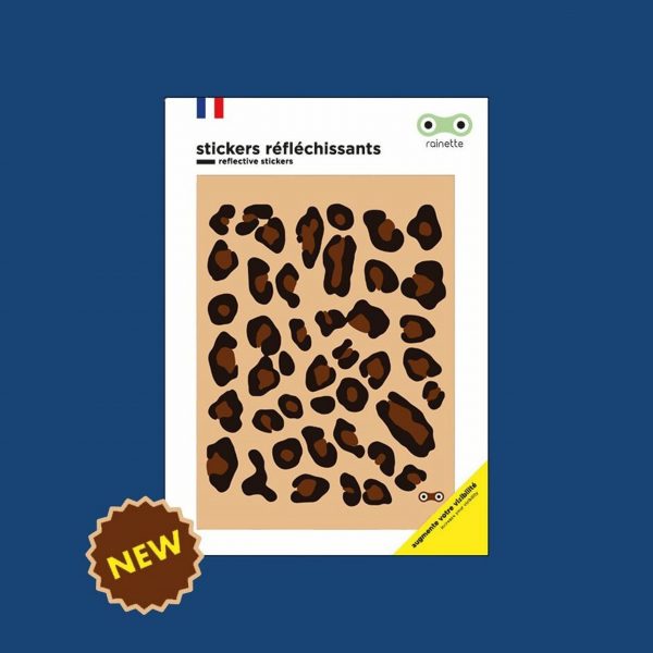 stickers réfléchissant rainette leopard