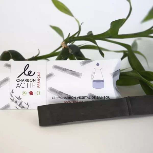 charbon à eau filtrant à partir de bambou