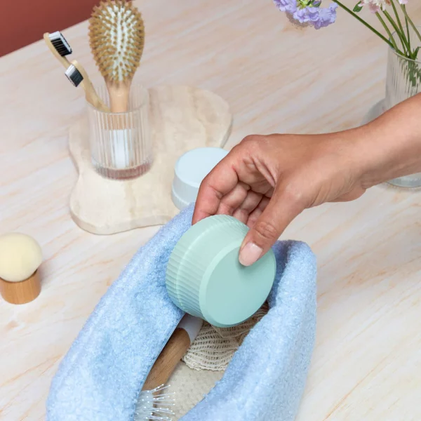 boite savon ronde mamik verte