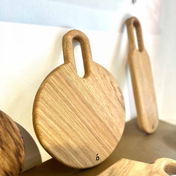 planche ronde 25cm chêne studio ammo