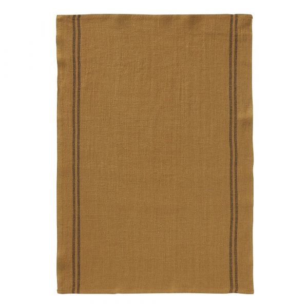 torchon lin Charvet couleur bois