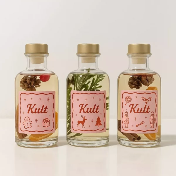 Diffuseur de parfum de noel : cannelle, pain d'apices, sapin par Kult