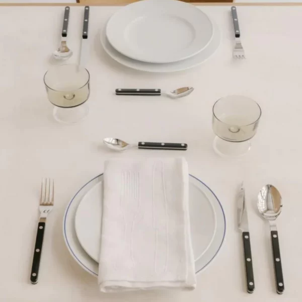 coffret couverts de table bistrot noir sabre