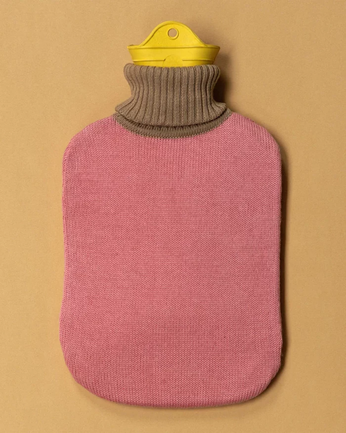 bouillotte déhoussable rose en coton bio Suite702