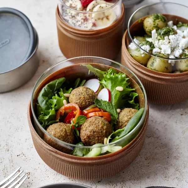 boite repas lunchbox en verre de 750ml par Black & Blum