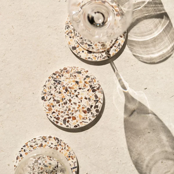 dessous de verre moules recyclées par Malakio