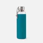 gourde en verre protection bleu - Black & Blum
