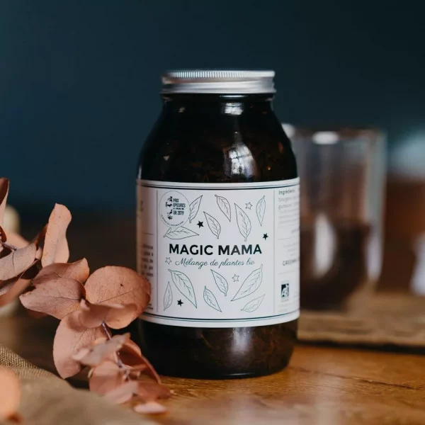 infusion bio en sachet greenma au romarin et menthe magic mama