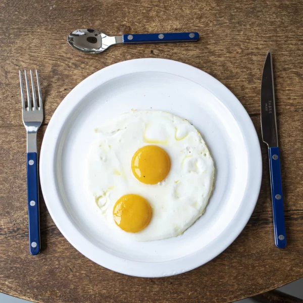 petite cuillère bleu marine Sabre collection bistrot fabriquée en France