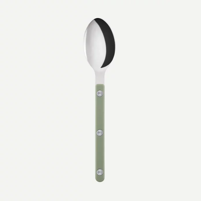 petite cuillère verte asperge Sabre collection bistrot fabriquée en France