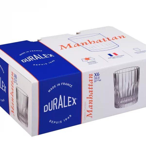 verre transparent Duralex 31cl Manhattan