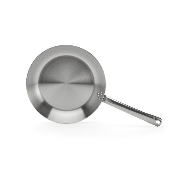 Poele en inox de la gamme Alchimy De Buyer - format 32cm. Fabriquée en France