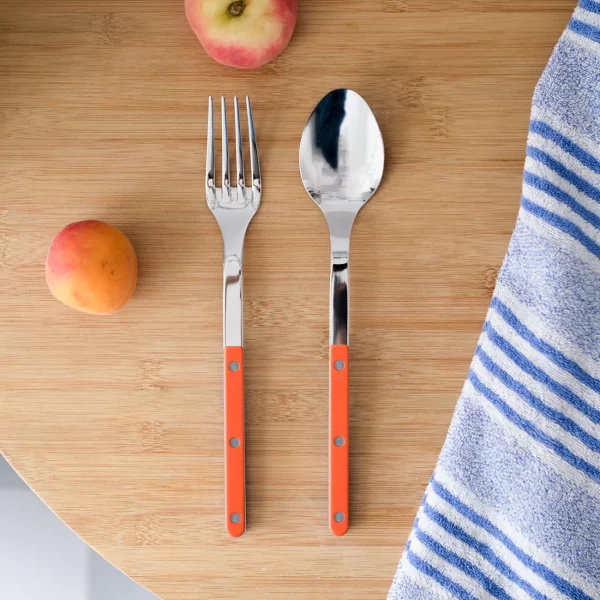 couverts de service sabre de la collection bistrot orange