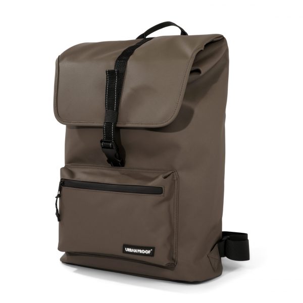 sac à dos et sacoche à vélo marron imperméable de 20L. Par Urban Proof