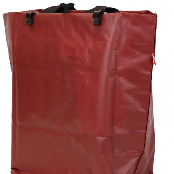 sacoche vélo cabas de course bordeaux par Cobags