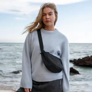 Banane imperméable recyclée noir Got Bag