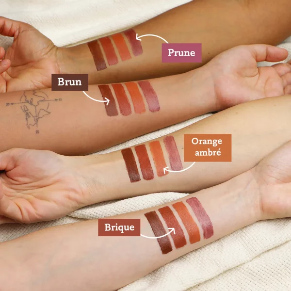 rouge à lèvre bio et naturel comme avant en toutes les couleurs