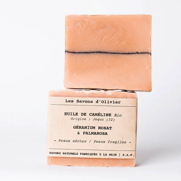 savon saponifié à froid huile de caméline - les savons d'olivier