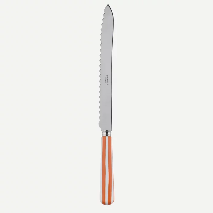 couteau à pain transat Sabre orange