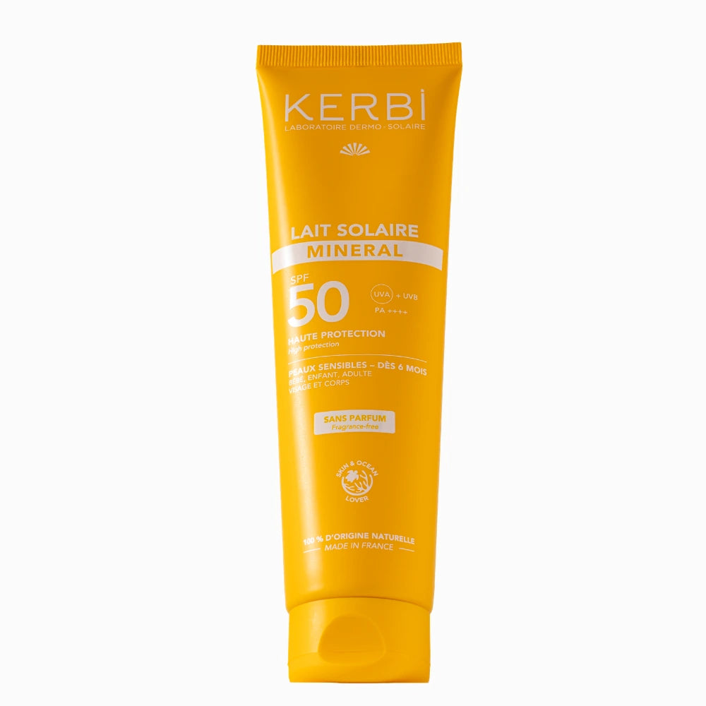 creme-solaire-spf50-sans-parfum-mineral-naturel-bio-kerbi-150g.webp crème solaire SPF50 sans parfum 150gr Kerbi