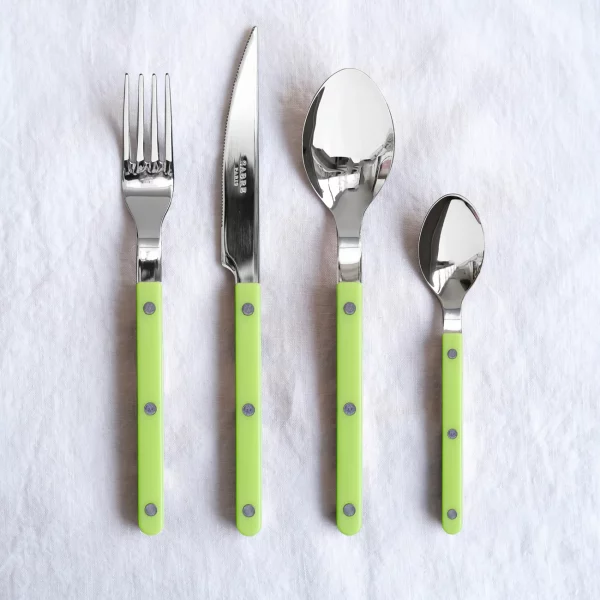 petite cuillère sabre collection bistrot couleur citron vert