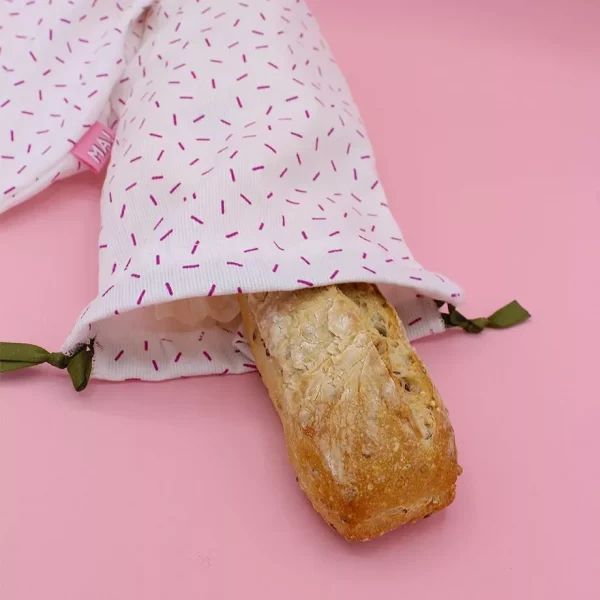 Sac à baguette en lin Machatelier