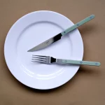 couverts de table bistrot vert asperge Sabre