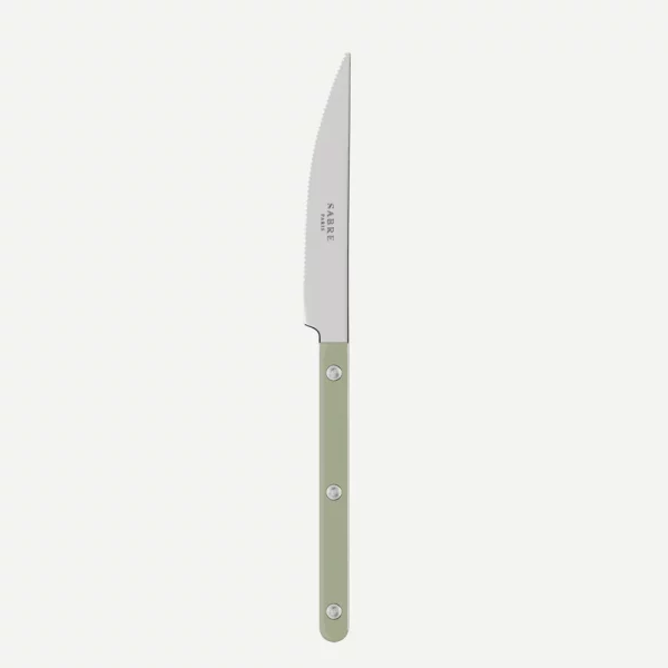 couteau de table bistrot vert asperge Sabre