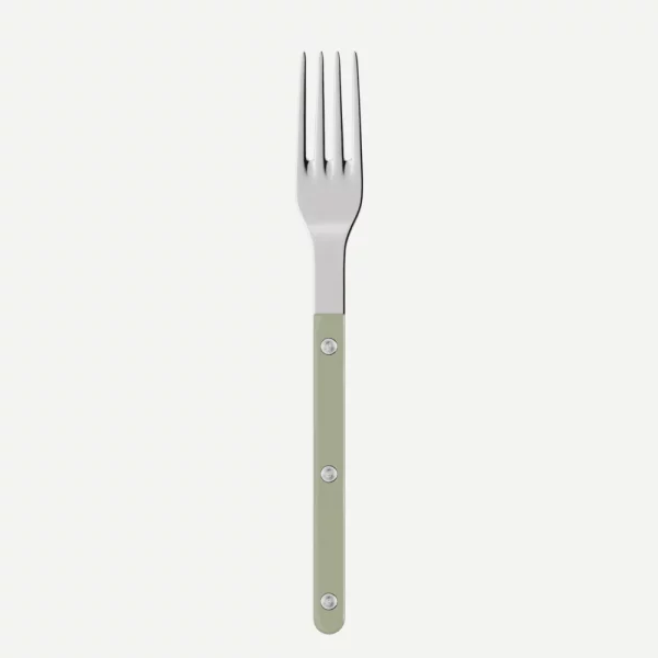 fourchette de table bistrot vert asperge de Sabre