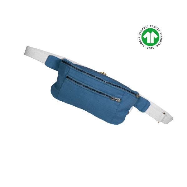 sac banane en coton bio épais bleu indigo par Venga